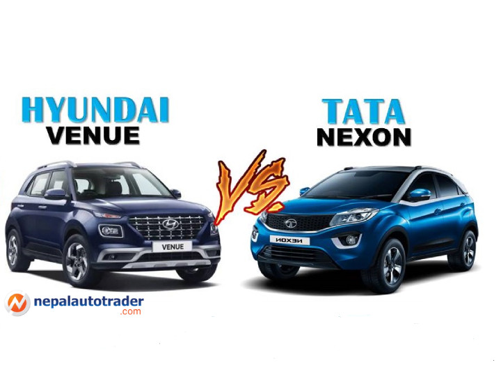Car Comparison Hyundai Venue vs Tata Nexon